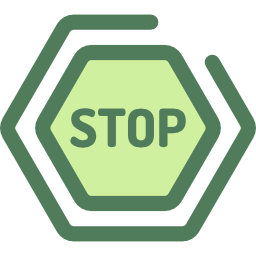 Traffic sign icon