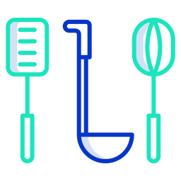 Kitchen utensils icon