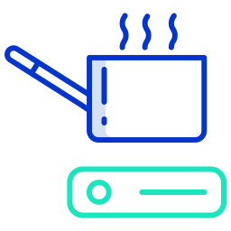 inductie kookplaat icoon