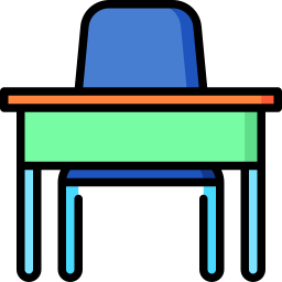 Desk chair icon