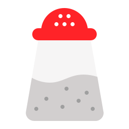 contenedor de sal icono
