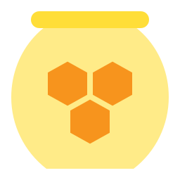 Банка меда иконка