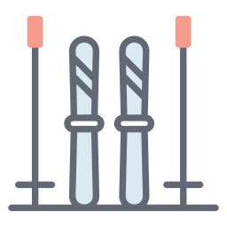 Équipements de ski Icône