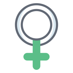 símbolo feminino Ícone