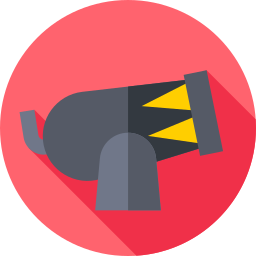 Human cannonball icon