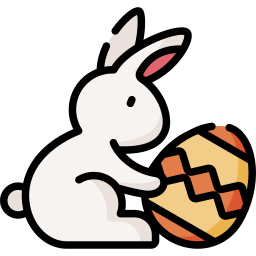 Easter bunny icon