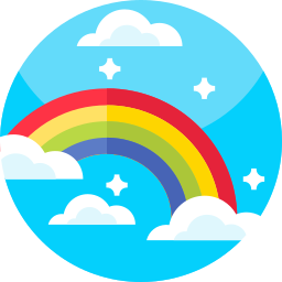 regenboog icoon