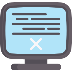 Blue screen icon