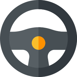 Steering wheel icon