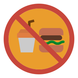 Не принимать пищу иконка