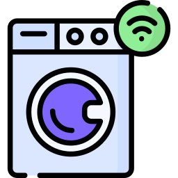 Smart washing machine icon