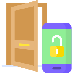 Smart door icon