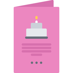 kartka urodzinowa ikona