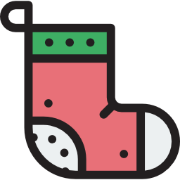 Christmas sock icon