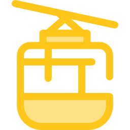 Cable car cabin icon