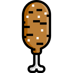 Chicken leg icon