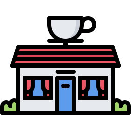 Coffee shop icon