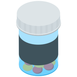 Medicine jar icon