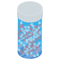 Medicine jar icon