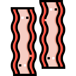fatias de bacon Ícone