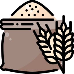 Wheat sack icon