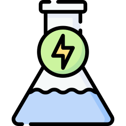 Chemical reaction icon