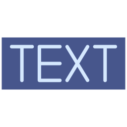caja de texto icono