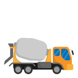 caminhão de concreto Ícone