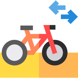 自転車専用車線 icon