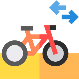 Bike lane icon