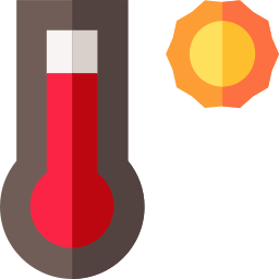 chaud Icône