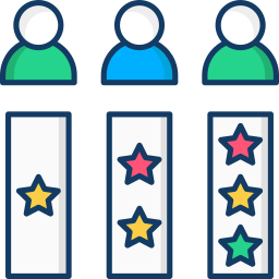 clasificación icono