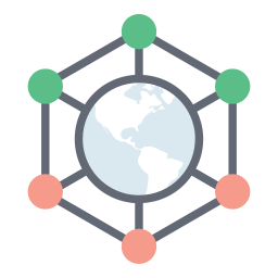 globales netzwerk icon