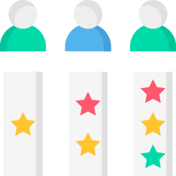 clasificación icono