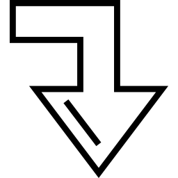 diagonaler pfeil icon