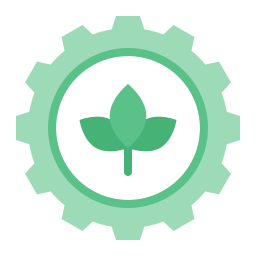 Green energy icon