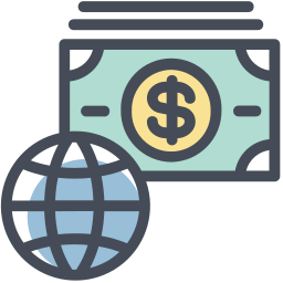 Money transport icon