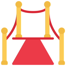 alfombra roja icono