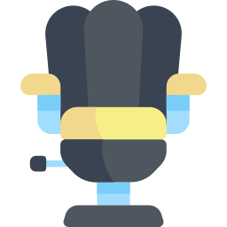 Barber chair icon