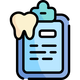 rapport médical Icône