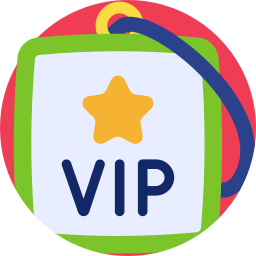 badge de priorité vip Icône