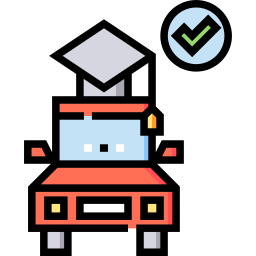 Driving school icon