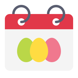 Easter day icon