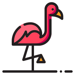 Фламинго иконка