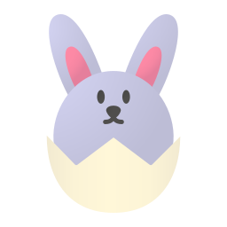 Easter bunny icon