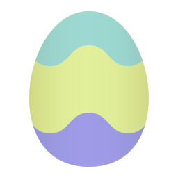 huevo de pascua icono