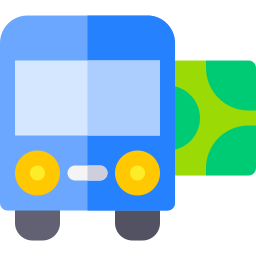 Bus ticket icon