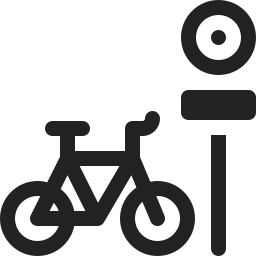 estacionamento para bicicletas Ícone