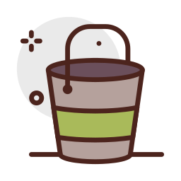 Water bucket icon