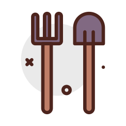 Garden tools icon